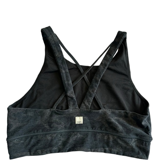 Vuori Elevation longline high neck sports Bra in Black Camo XL - Picture 5 of 6
